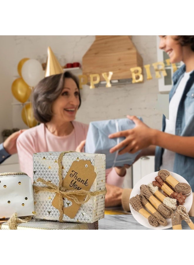 لينلي شرائط من الجوت، شرائط دانتيل، شرائط حرفية - Image 4